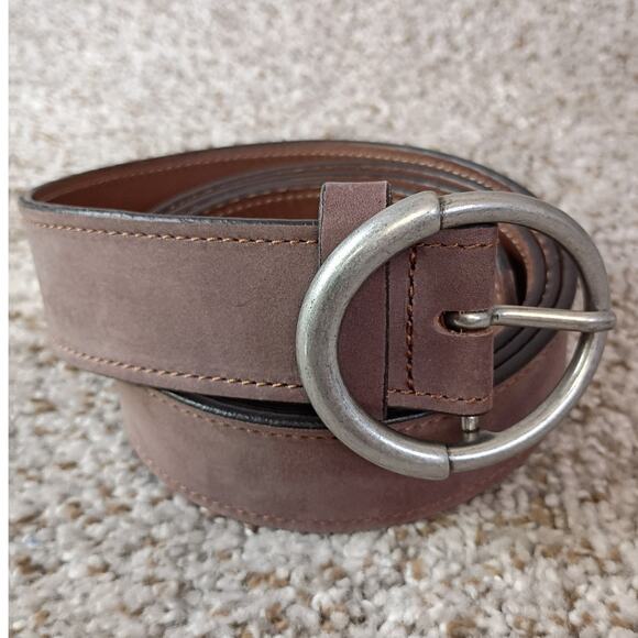 Allen Edmonds Men’s Brown Leather Belt Size 44 Made In USA 17527 - Picture 16 of 16